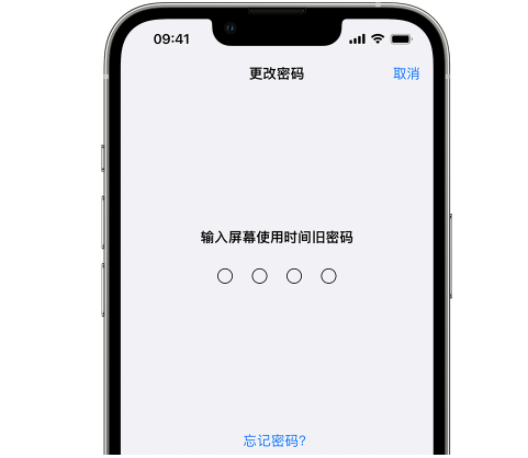 建瓯iPhone屏幕维修分享iPhone屏幕使用时间密码忘记了怎么办 