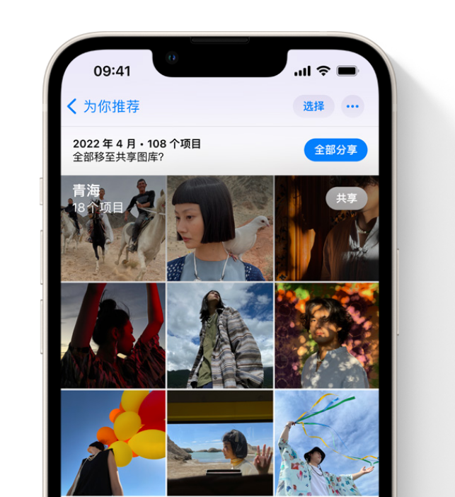 建瓯苹果维修网点分享在 iPhone 上使用共享图库 