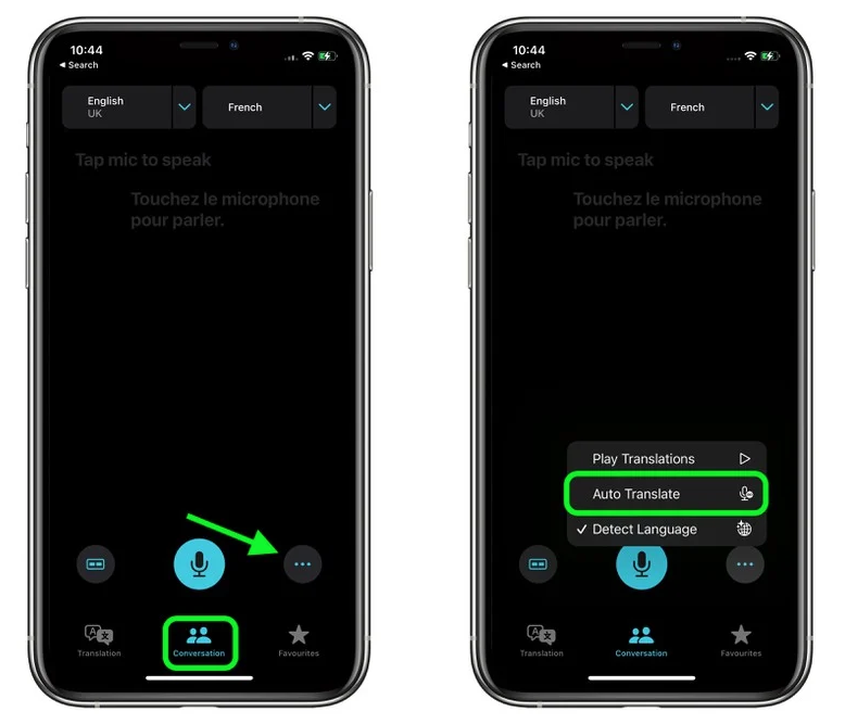 建瓯苹果手机维修分享iOS 15 “翻译” App 新改进 
