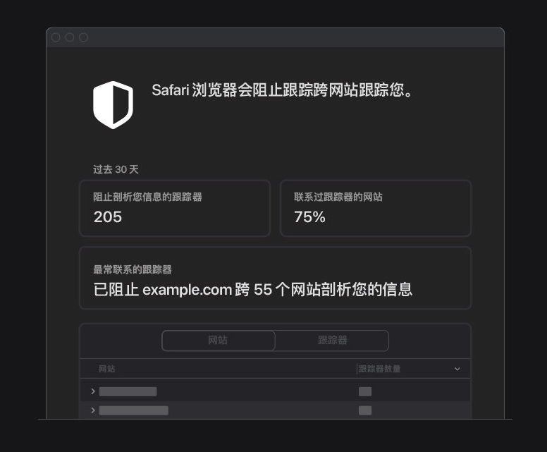 建瓯苹果手机维修分享如何在 Safari 浏览器中查看和打开隐私报告 